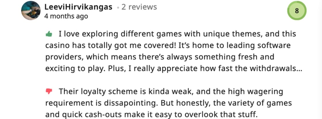 Wild Fortune Feedback